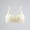 Beige, variant on Women Front Crisscross Hollow V Neck Ribbed Wireless Bra Adjustable Thin Straps High Elastic Breathable Fashion Everyday Lingerie Bra Black M