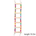 thumbnail image 1 of Ladder Bird Toy Creative Funny Bead Design Wooden Parrot Chew Toy Bird Swing Toy, 1 of 10