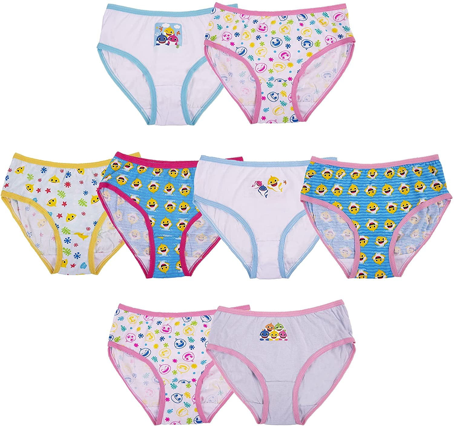 Girls Kids 3 Pack Briefs 100% Cotton Pants Knickers Licensed Age 2-10 Years