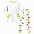 thumbnail image 5 of TOWED22 Toddler Baby Boy Girl Outfits 2Pcs Long Sleeve Cute Print Graphic Round Neck Sweatshirt Jogger Pants Casual Warm Clothes Set(White,6-7 Y), 5 of 7