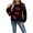 Black, variant on Lovskoo Sweaters for Women Printed Casual Loose Long Sleeve Knitting Turtleneck Sweater Blouse Tops Pink