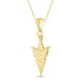 thumbnail image 2 of AFFY Spear Point Arrowhead Pendant Necklace In 14K Gold Plated 925 Sterling Silver 18" Chain, 2 of 3