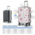 thumbnail image 6 of Daiia Lilies Flowers Luggage Cover, Thickened Washable Travel Luggage Covers, Elastic Unique Baggage Covers for 18-20 inch Luggage-Large, 6 of 9