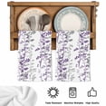 thumbnail image 5 of Purple Grey Botanical Kitchen Towels Set of 1, Spring Floral Summer Farmhouse Absorbent Dish Towels for Kitchen, Microfiber Hand Towel, Quick Drying Tea Towel for Cleaning Decorative Dishcloths, 5 of 7