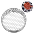 thumbnail image 1 of RENACLIPY 2 Pcs Tamis de Sol en Acier Inoxydable à Trous Ronds pour Jardinage Tamisage de Roches, Sable et Débris, 1 of 8