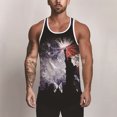 thumbnail image 1 of Men's American Flag Stripes and Stars Tank Top Shirt, 1 of 2