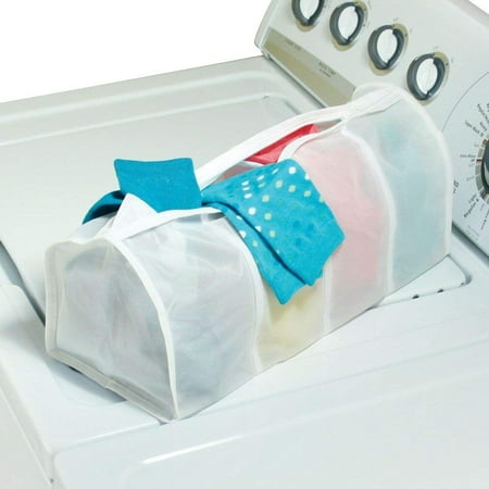 UPC 785934060824 product image for Laundry 4 Section Micro Mesh Bag Color: White by Richards Homewares | upcitemdb.com