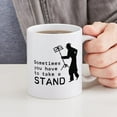 thumbnail image 4 of CafePress - Take A Stand Mugs - 11 oz Ceramic Mug - Novelty Coffee Tea Cup, 4 of 4