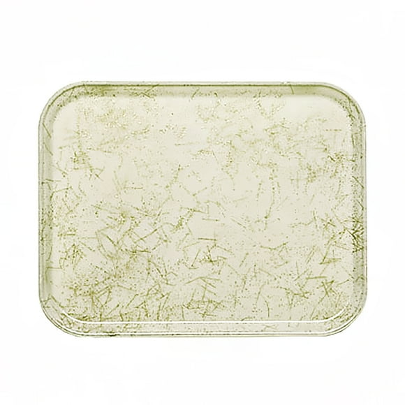 Cambro 1826526 Fiberglass Camtray® Cafeteria Tray - 25 3/4"L x 17 4/5"W, Galaxy Antique Parchment Gold- Case of 6