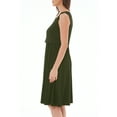 thumbnail image 3 of Women's Patchwork Maternity Nursing Dresses Sleeveless Breastfeeding Clothes, 3 of 6