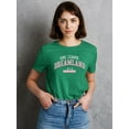 thumbnail image 2 of Girl League Dreamland College T-Shirt Women -Image by Shutterstock, Female Large, 2 of 4
