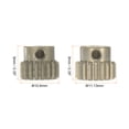 thumbnail image 3 of Uxcell 48P Pinion Motor Gear Set 18T 19T 1/8 inch RC Motor Shaft 7075 Aluminum, 3 of 6