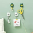 thumbnail image 2 of Decorative Adhesive Wall Hooks, Colorful Cute Sticky Wall Hooks for Hanging, Key Hook Adhesive for Kitchen Kid's Room Bathroom Coat Hat Door,Changeable face, 2 of 5