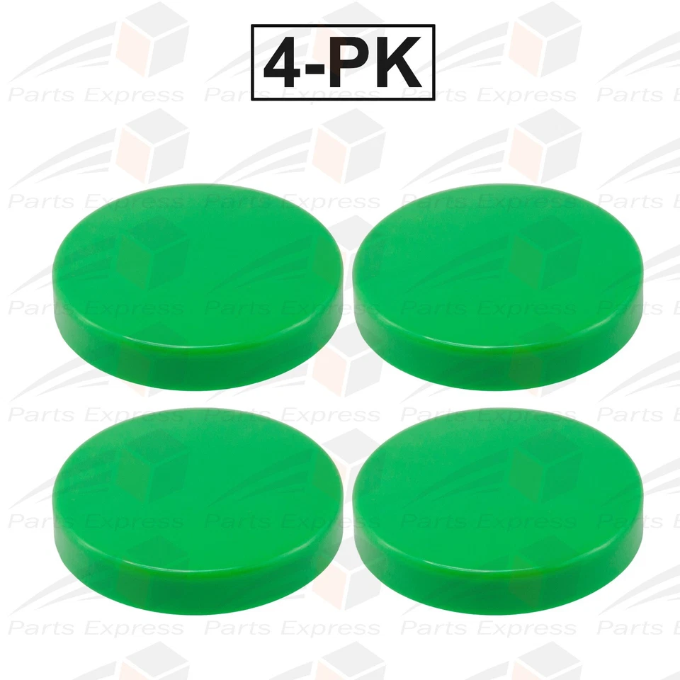 CIRCLE- Höt-Steam® [4-Pk] Green Button For Unipress Press Machines, (Part #30737-01)
