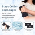 thumbnail image 2 of NEWGO Gel Ice Packs for Injuries 2 Pack Soft Gel Compress & Cold Packs for Injuries & Pain Relief, Hot Cold Therapy - Black, 2 of 6
