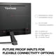 thumbnail image 5 of ViewSonic VX3267U-4K Monitor IPS 4K UHD de 32 pulgadas con USB C de 65 W, soporte de contenido HDR10, biseles ultrafinos, cuidado de la vista, entrada HDMI y DP, negro, 5 of 5