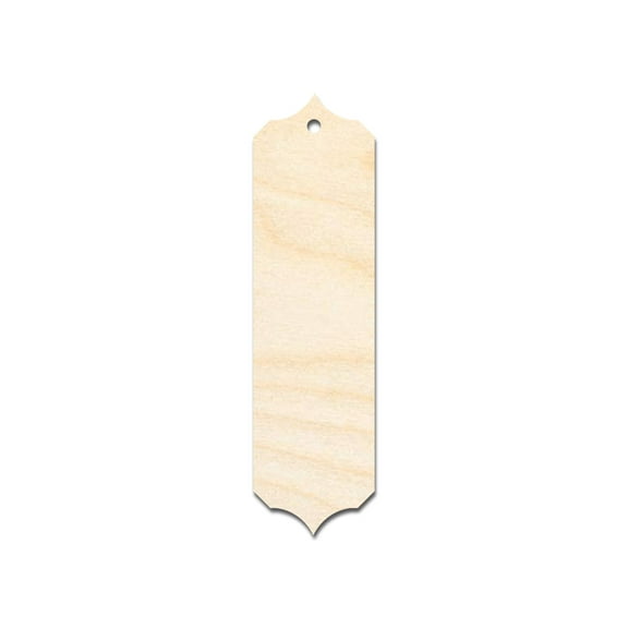 Unfinished Wood Sharp Pointp Bookmark Shape 12" / 1/4"
