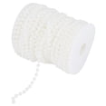 thumbnail image 3 of Pearl Wire Beads  Pearl Garland  Pearl Garland String  Pearl Bead Roll 25m/roll Grinding Pearl Wire Beads Garland String DIY Wedding Decoration 6mmwhite, 3 of 8