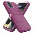 thumbnail image 3 of Asuwish Compatible with Motorola Edge 5G 2024 Phone Case Hybrid Rugged Shockproof Hard Protective Drop Proof Full Body Heavy Duty Mobile Cell Cover for Moto Edge2024 Women Men Purple, 3 of 5