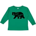 thumbnail image 3 of Inktastic West Virginia Black Bear Silhouette Boys or Girls Long Sleeve Toddler T-Shirt, 3 of 5