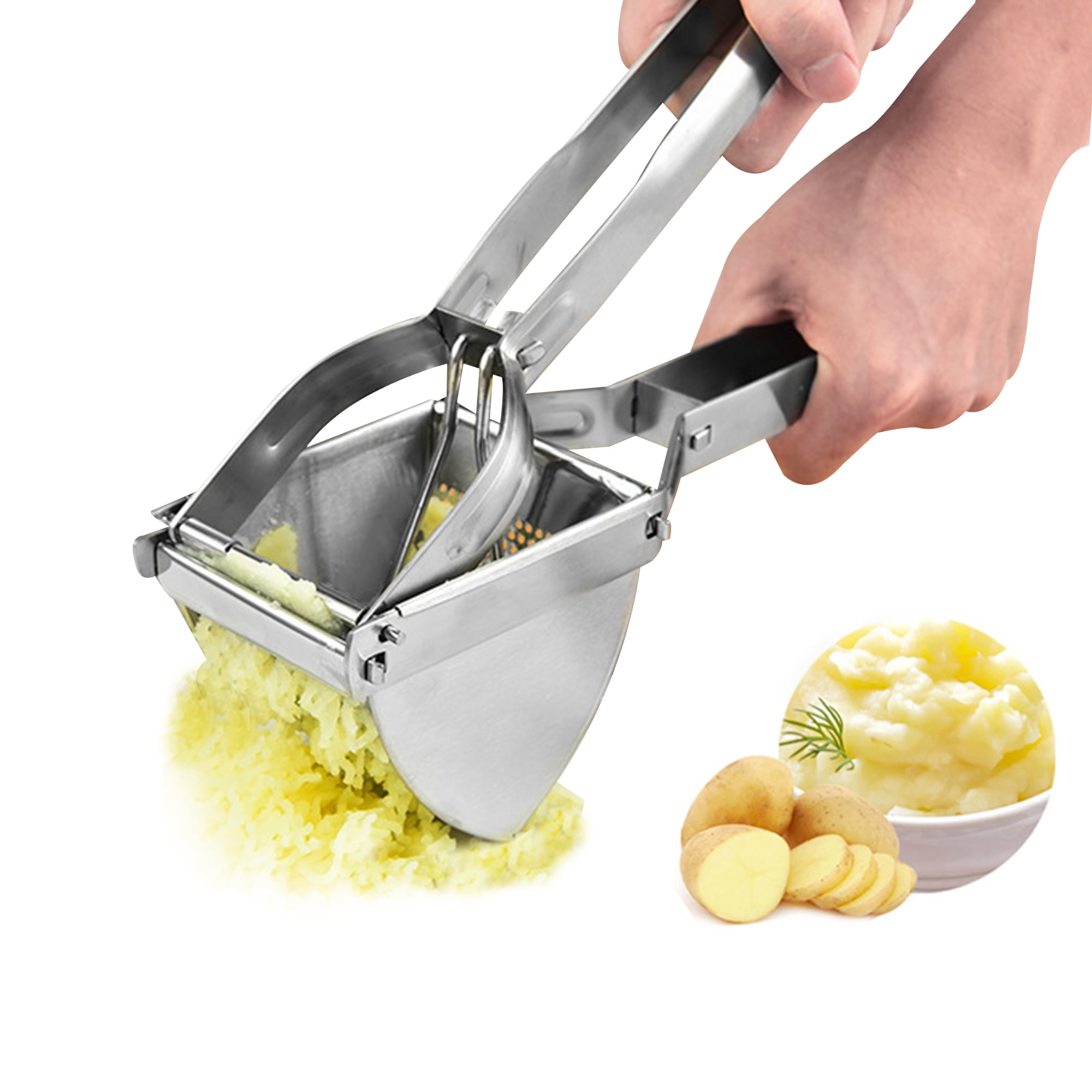 Potato Ricer, Heavy Duty Potato Ricer and Masher, Stainless Steel