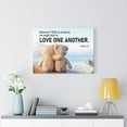 thumbnail image 2 of Scripture Walls 1 John 4:11 Love One Another Bible Verse Canvas Christian Wall Art Ready to Hang Unframed, 2 of 9