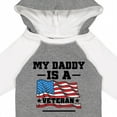 thumbnail image 4 of Inktastic My Daddy is a Veteran Boys or Girls Long Sleeve Baby Bodysuit, 4 of 5