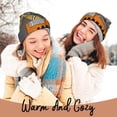 thumbnail image 4 of Lsque I Like Big Digger Pattern Knitted Beanie, Unisex Winter Hat, Knit Hat Winter Beanies Thick Fisherman Beanies Cuffed Plain Skull Caps, 4 of 6