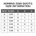 thumbnail image 6 of AUXDIQ Short Rain Boots Women Waterproof Ankle Garden Shoess Rubber Chelsea Boots, Black, 10 US, 6 of 6