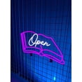 thumbnail image 3 of Craftnamesign Open Book Welcome Neon Sign, Book Store LED Sign, Library Decoration, 3 of 4