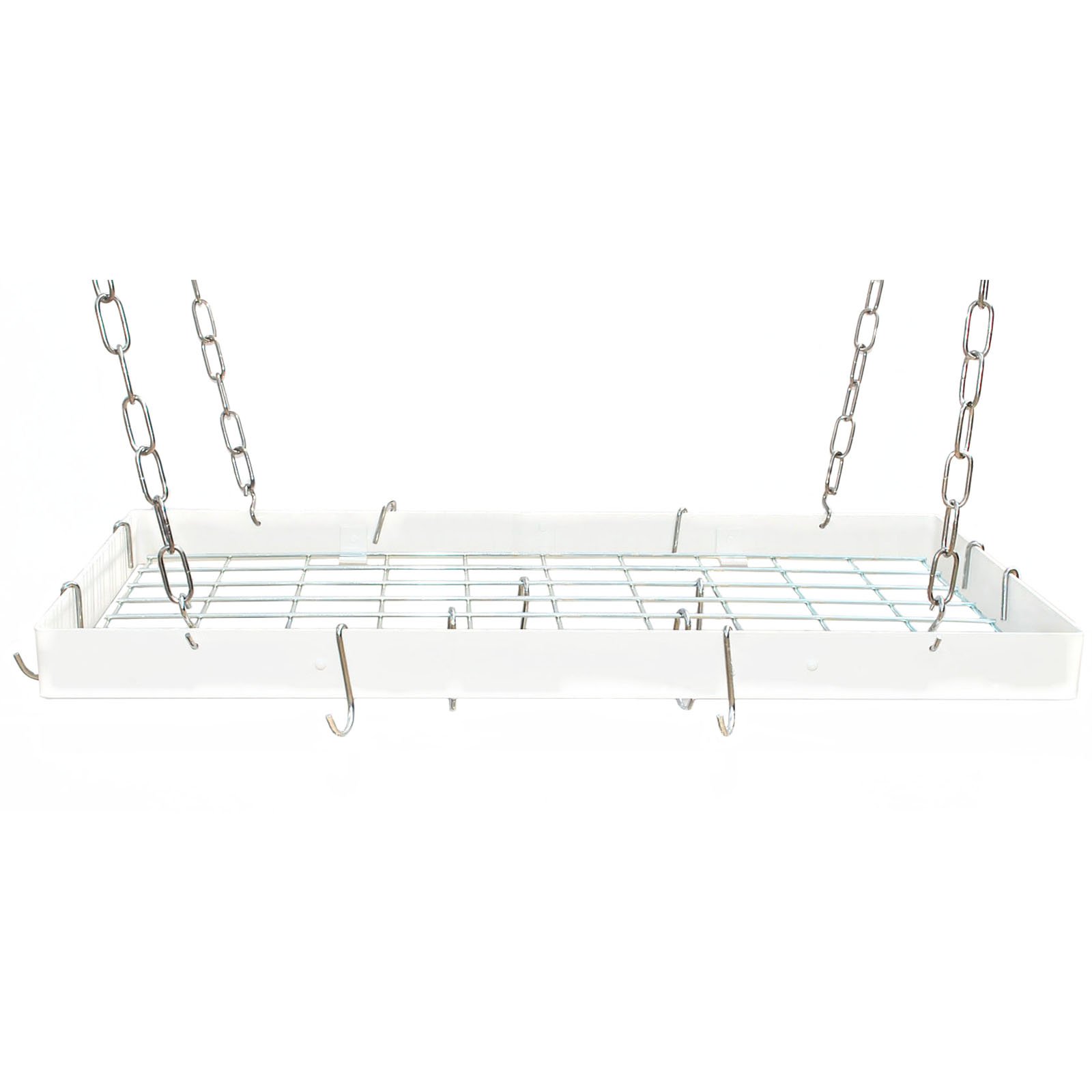 The Gourmet Rectangle Kitchen Pot Rack with Grid - image 5 of 8