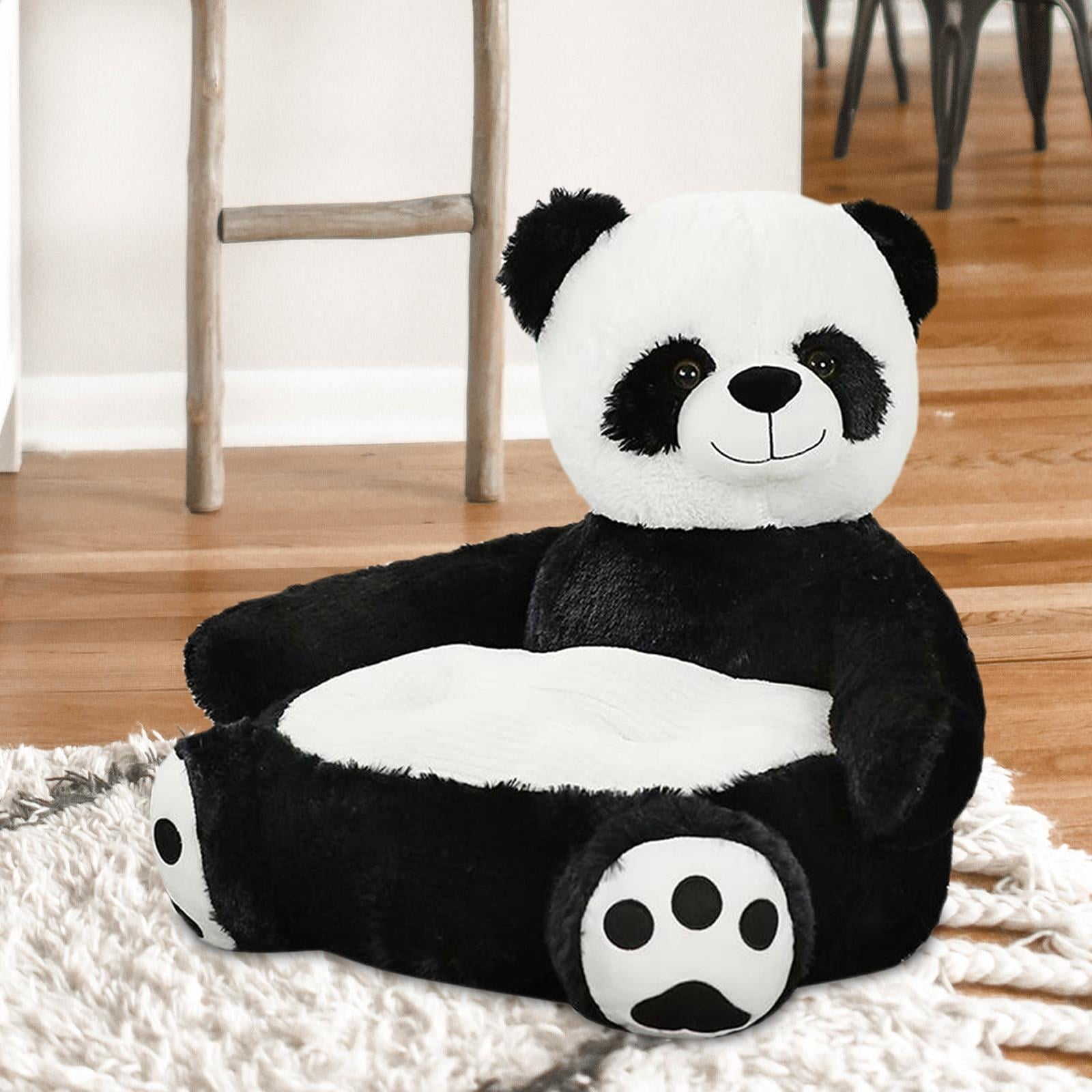 Children Baby Cartoons Panda Small Sofa Chair Multiple Purposes Learning  Sitting