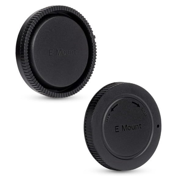 Kit de tapa de cámara y tapa de lente trasera para Sony E-mount