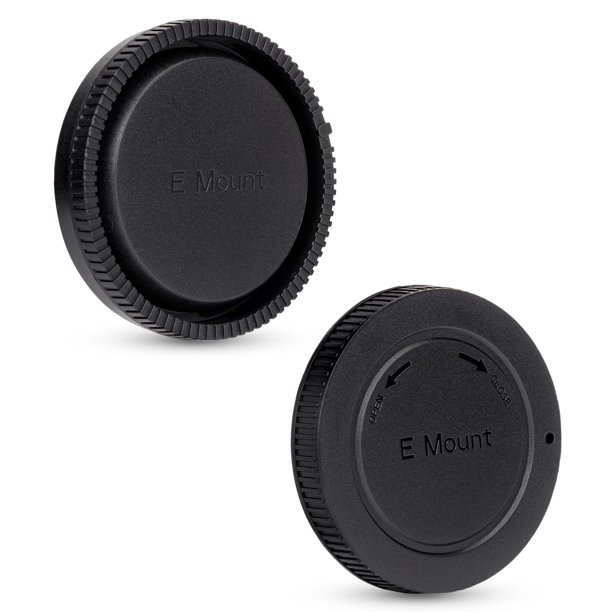 Kit de tapa de cámara y tapa de lente trasera para Sony E-mount