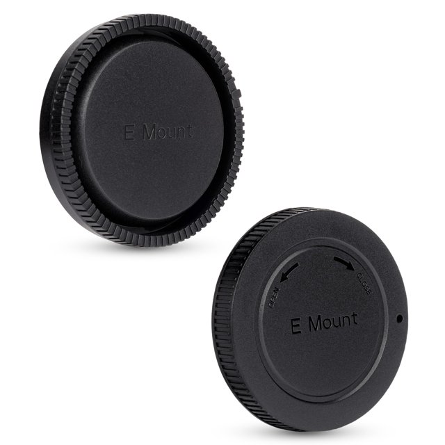 Kit de tapa de cámara y tapa de lente trasera para Sony E-mount