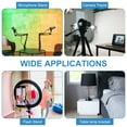 thumbnail image 6 of Uxcell 8" Metal Extension Rod, 1/4"-20 Male to Male Thread 0.47" Aluminum Alloy Lightweight Stabilizer Accessory Mount Tripod Extender Tube for Tripod DSLR Action Cameras, Black, 6 of 6