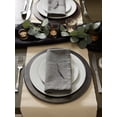 thumbnail image 6 of CC Home Furnishings Set of 6 Variegated Gray Square Cloth Napkins 20", 6 of 8