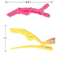 thumbnail image 3 of Hair Clips for Women by \u2013 Wide Teeth & Double-Hinged Design \u2013 Alligator Styling Sectioning Clips of Professional Hair Salon Quality - 10Pack (Mixed Candy), 3 of 5
