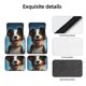 thumbnail image 4 of Balery Playful Smile Cute Dog Juego de 4 Alfombrillas para Auto, Revestimientos de Caucho Resistente, Diseño Antideslizante, 4 of 7