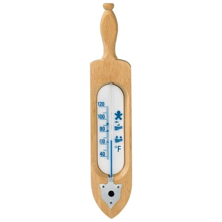 Baby Bath and Spa Thermometer Beech Wood