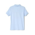 thumbnail image 2 of French Toast Toddler Girls School Uniform Short Sleeve Picot Collar Interlock Polo Shirt, 2 of 5
