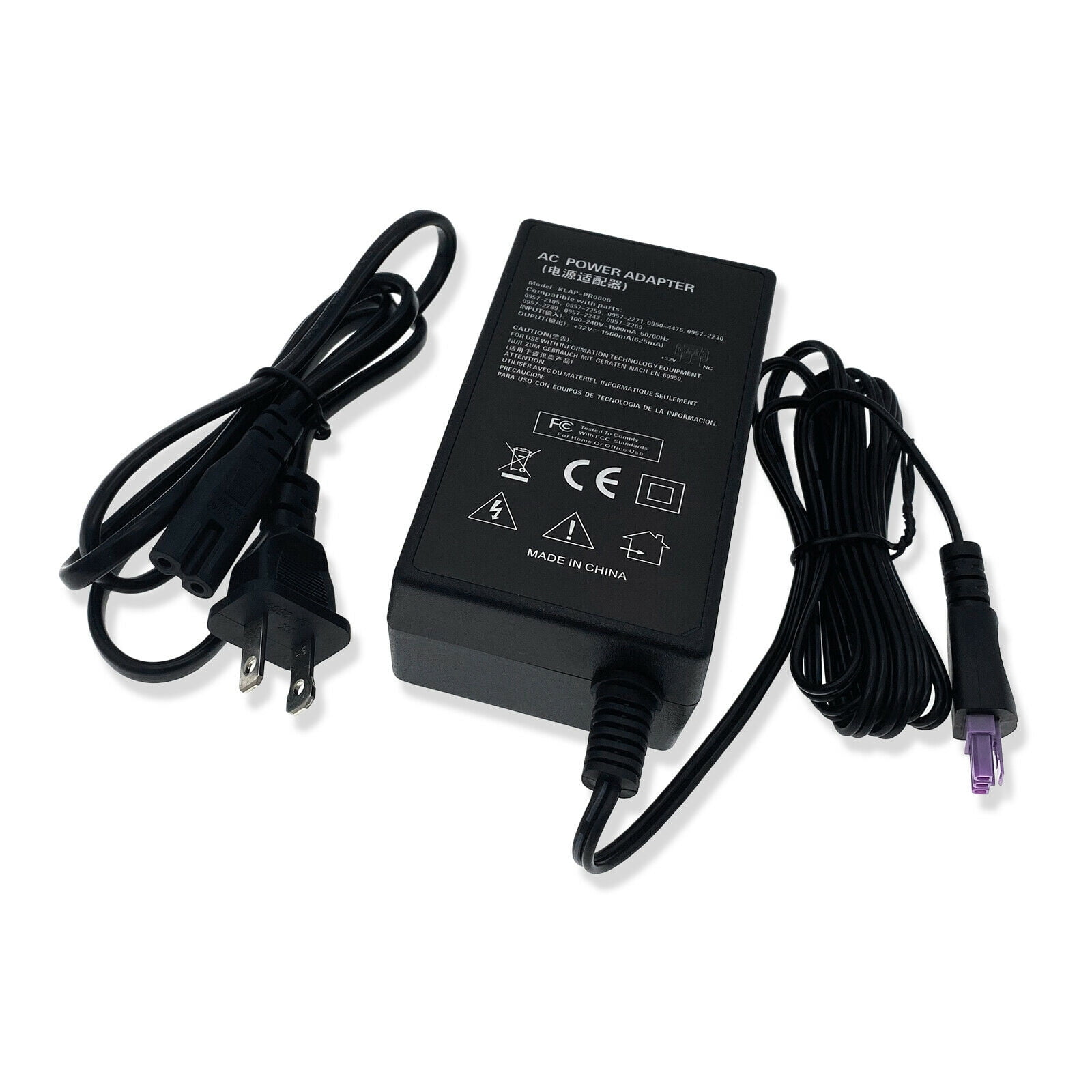AC For HP OfficeJet 6500 All-In-One Printer Power Supply - Walmart.com
