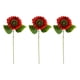 thumbnail image 1 of 3 piezas de ramo de girasoles falsos, flores silvestres falsas, flores amarillas falsas para fiestas, Baby Shower, decoración de primavera, artesanía Rojo, 1 of 9