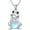 Frog &Moonstone, variant on S925 Sterling Silver Frog Necklace wiht Opal Jewelry for Women Cute Frog Stuff Real Opal/Turquoise/Moonstone/Moss Agate Necklace Pendant Good Luck Gift