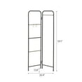 thumbnail image 3 of IRIS USA Free-Standing Clothing Rack, Clothes Organizer, Foldable, Metal Garment Rack, BLack, 3 of 3