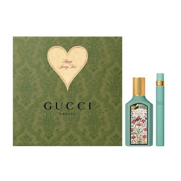 Gucci Flora Gorgeous Jasmine Gift Set, 50 ml EDP Spray   10 ml EDP Mini Spray - Hard Box
