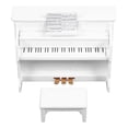 thumbnail image 1 of 1 Set Miniature Piano with Stool Music Score Mini Instrument Model Doll House Decor, 1 of 4