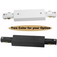 thumbnail image 3 of FSLiving Track System Connector I Shape Connector LED Spotlight Rail H Type 3-Wire-1 Circuit Track Pendant Lighting Connector-2PCS （White）, 3 of 5