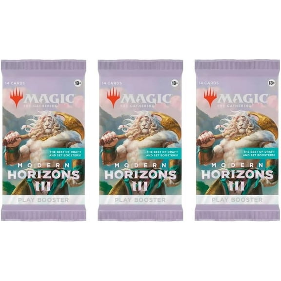 3 Packs MTG Play Booster Pack Lot MTG Modern Horizons 3