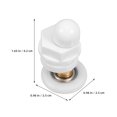 thumbnail image 2 of OUNONA 2Pcs Shower Door Runners Rollers Nylon Multi For Bathroom Use Replacement, 2 of 8